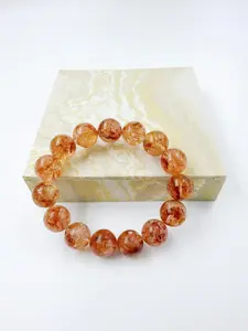 Yellow Calcite Bracelet. Attracts wealth and good fortune, wards off evil and protects the wearer, promotes emotional harmony, nurtures health and inner peace. Consecrated by a Taoist master.,summervibes