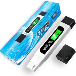 TDS Meter, Digital Water Tester - Accurate and Reliable, Measures TDS, EC & Temperature ( ° F/ ° C), 0-9990ppm, Water Test Meter for Drinking Water, RO/DI System, Aquariums, etc ​ ​
