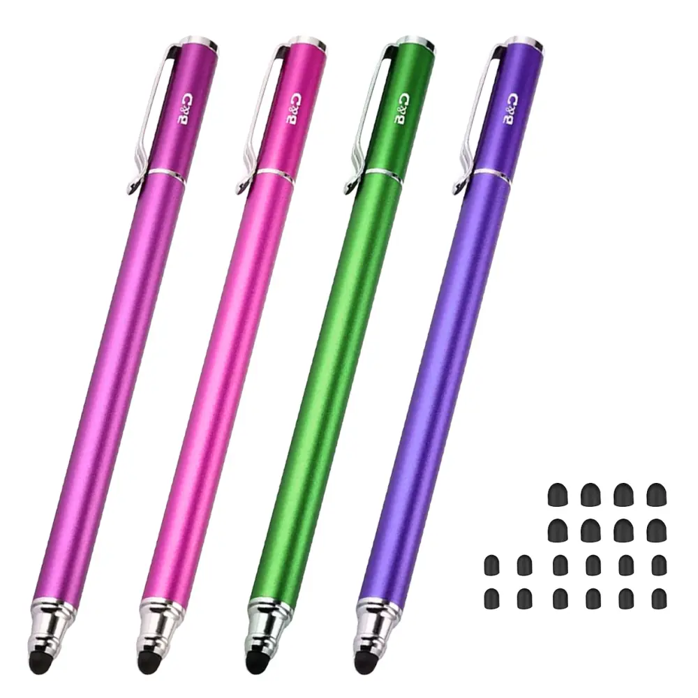 2/4 Pack Stylus Pen,Stylus Pen for Touchscreen High Precision and Sensitivity for Everyday Writing/Drawing,Universal Stylus Compatible with Touch Screens Smartphone Computer