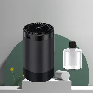 Car-mounted intelligent aroma diffuser, nano automatic spray fragrance machine, bedroom perfume essential oil diffuser, starry sky roof and atmosphere lighting aroma diffuser, battery-powered, USB charging, with complimentary fragrance essential oil