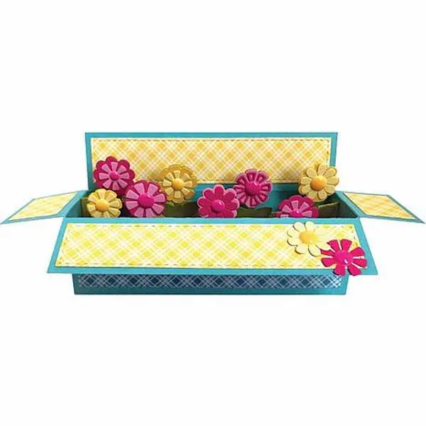 Crafts & Sewing The Stamps of Life Slimline Box Card Die Set