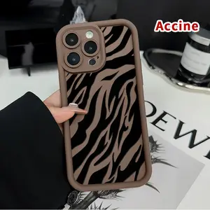 Zebra stripe symphony Case for iPhone 17 Pro Max 16 Plus 15 14 13 12 11 Air E Shockproof Full Camera Protection Durable slim Silicone Cover