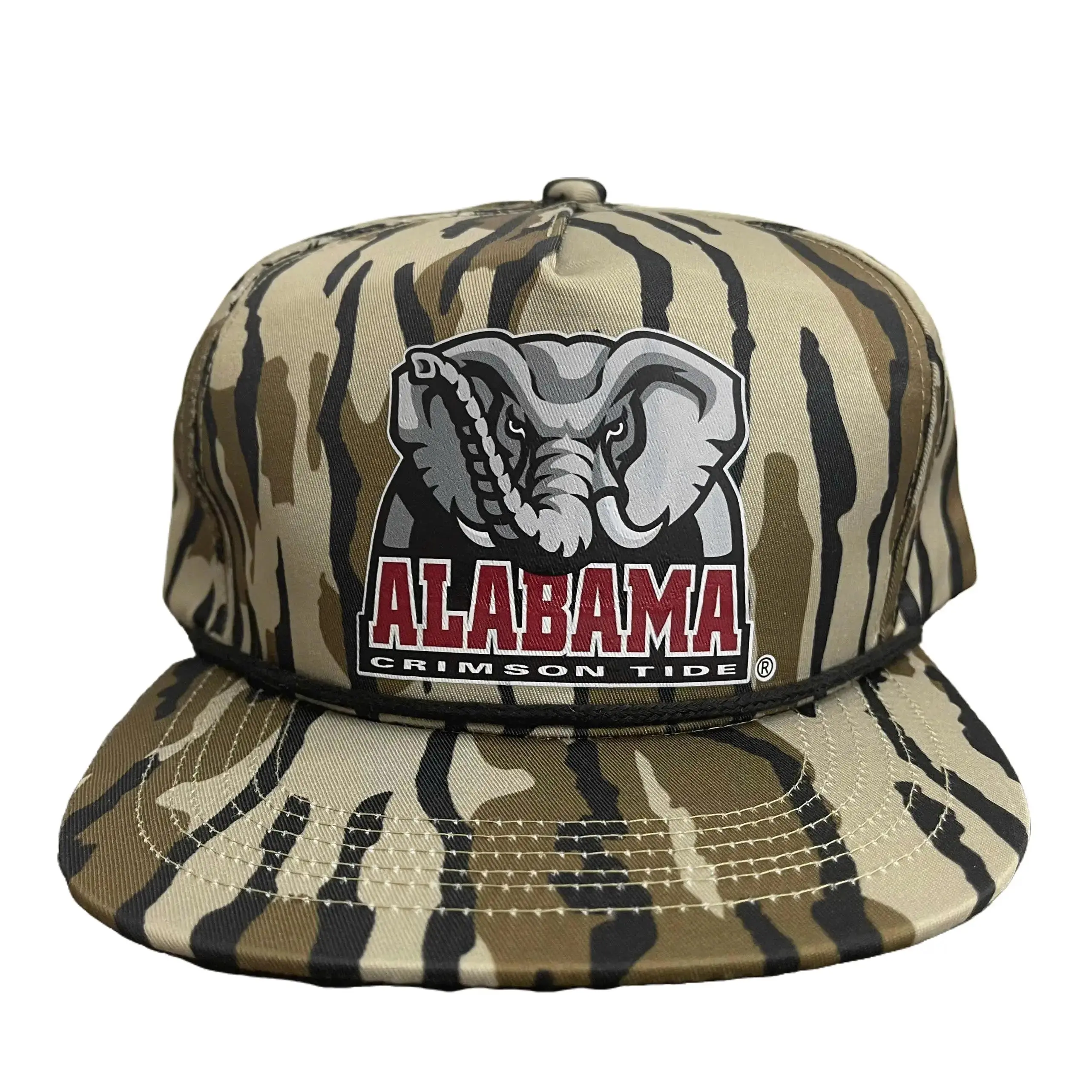 Bottomland Camo Trucker Hat, Unisex Adjustable Snapback Cap, Outdoor Hunting Style Baseball Hat, Mesh Back Casual Gift