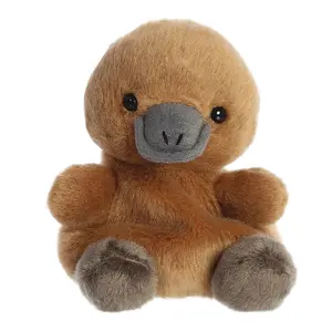 Palm Pals Adorable Patty Platypus 5 inch Brown Mini Soft Plush Collectable Stuffed Animal