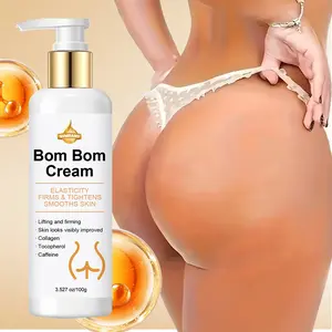 SUMIFANG Bom Bom Firming Body Cream 100g | Collagen + Caffeine + Vitamin E, firms and lifts buttocks and body skin | Improves sagging, smooths fine lines, and creates a supple, shapely figure. Body Care