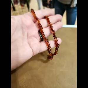 🧸 Assorted Amber Teething Necklace for Baby 🌟