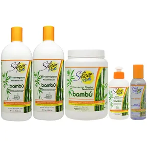 Silicon Mix Bambu Shampoo 36oz , Treatment 60oz & Leave-in 8oz & Polisher 4oz "Set" Visit the Silicon Mix Store Cleansing Conditioner