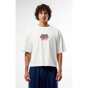 Pacsun Men's Lonely Hearts Club Cropped Boxy T-Shirt