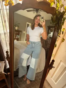 Vintage Patchwork Jeans