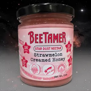 Bee Tamer's Stardust Nectar: Strawmelon Sparkle Honey for HK_Jewel (11 oz)