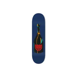 Blue Champagne Skateboard Wall Art