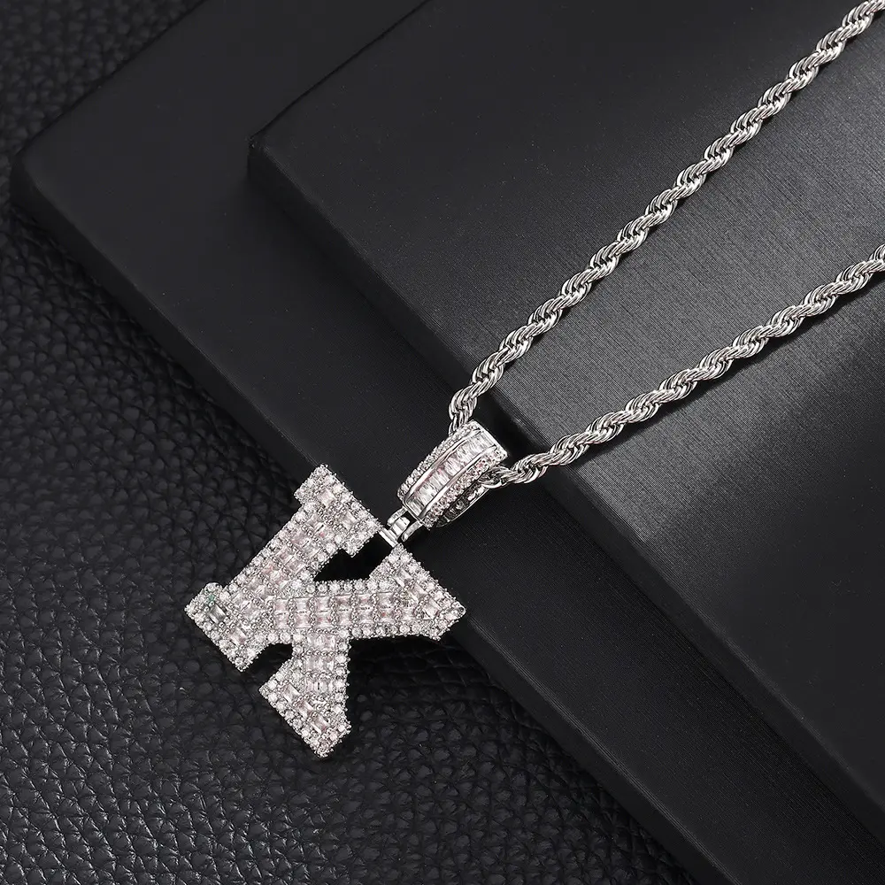 K+20inch Fried Dough Twists chain (silve