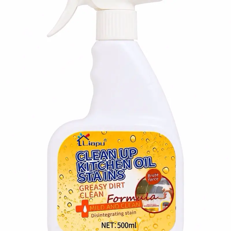 heavy duty degreaser Spray 500ml – Tough Grease & Oil Cleaner for Stove, Oven, Countertop & Range Hood