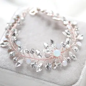 Rhinestone vine bracelet - Fiona