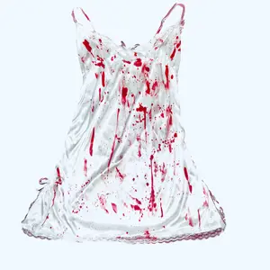 Bloody Slip Dress Lingerie Halloween Costume