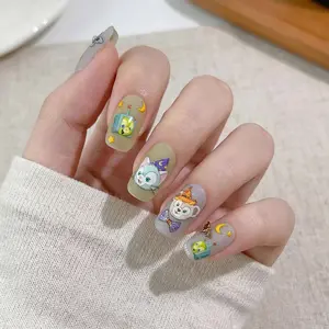 Halloween Nail Stickers, Pumpkin & Witch Embossed Nail Art Decals | Easy DIY (47)