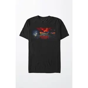 PacSun Women's Stranger Things Triptych T-Shirt PacSun Women's Stranger Things Triptych T-Shirt