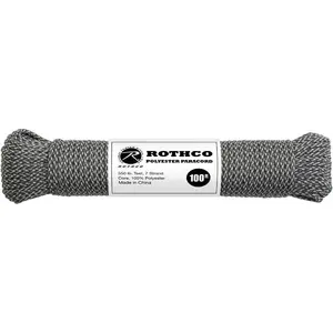 ACU Digital Camouflage - Polyester 550 LB Tested 100 Feet Paracord Rope