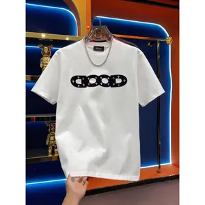 2026 Nova Short Sleeve Cotton T-Shirt, fashionable, modern, unique, crew neck, letter-and-diamond combination pattern, casual and versatile, unisex
