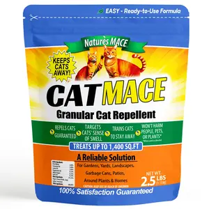 Nature's MACE Cat MACE Granular Cat Repellent & Outdoor Training Tool - Lawn & Garden Cat Deterrent Paws Litter Pellets for Odor Control