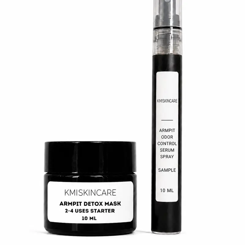 "Try Me First" Armpit Detox Mask SMALL Tester Jar - Targets Strong Pungent Odor, Brightens Dark Spots - For Teens & Adults
