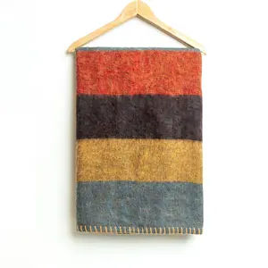 Wool Blanket / Extra Soft Yak Wool Knitted Blanket / Throw Travel / Lap Blanket / Handmade blanket / Machine Washable