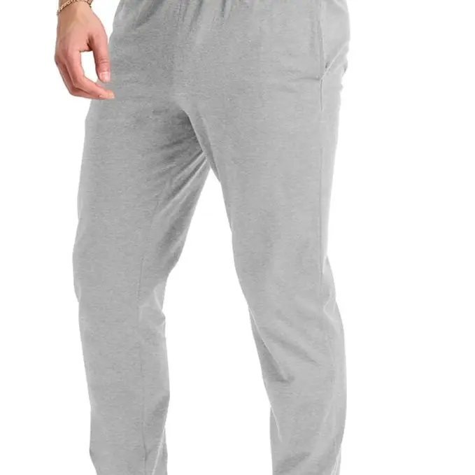 Hanes Men's Grey Sweatpants - Soft and Stylish Casual Wear Trouser Underwear Clothing Menswear