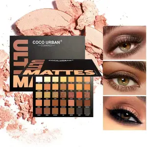 35-Color Warm Tone Eyeshadow Palette | All Matte Daily Makeup Coco Urban Eyeshadow  | Blendable Natural Nude Look Long-lasting Waterproof Eyeshadow | Professional Makeup Palette