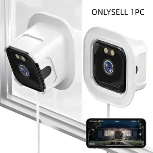 2k Window Camera, 5g & 2.4GHz WiFi Indoor Dome Camera, Full Color Night Vision, Motion Detection, Two-Way Audio, 24hr Recording, Wireless Security Camera，Does not include a TF card