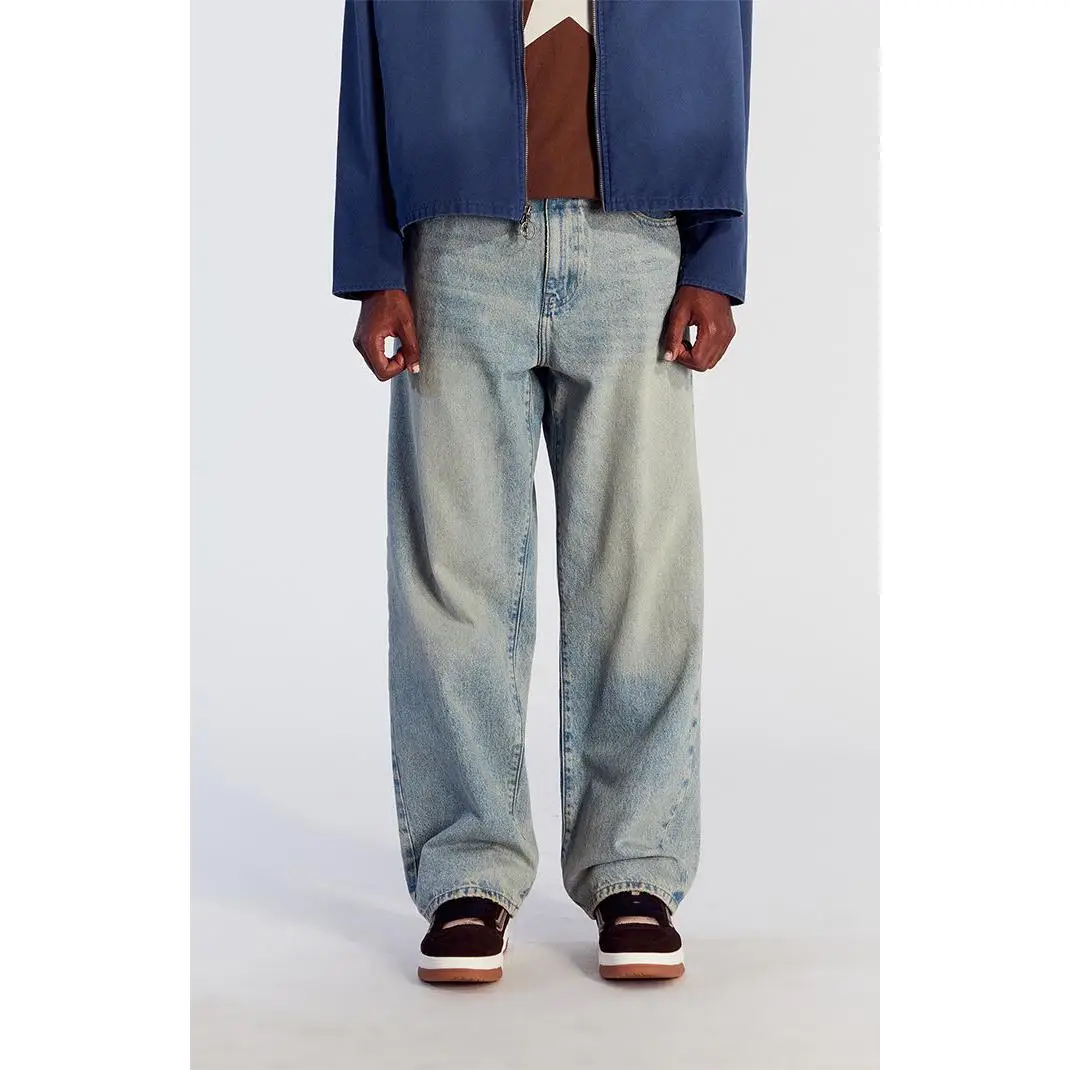 Pacsun Men's Light Indigo Tinted Baggy Jeans