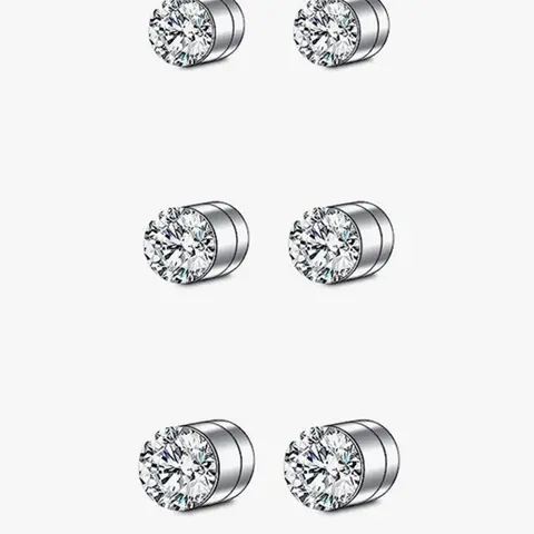 6pcs Unisex Punk Style Rhinestone Nose Rings Set, Nose Rings Hoops, Trendy Simple Nose Rings, Fashionable Body Jewelry for Men & Women for Party Decoration, Nose Piercing Jewelry