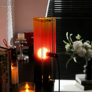 Creative Height Adjustable Sunset Gradient Lamp| Warm Light Atmosphere Desk Lamp| Unique Birthday Holiday Gift| For Men Women Home Decor Lovers