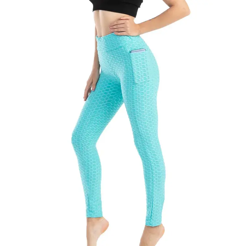 Honeycomb Yoga Pants with Pockets