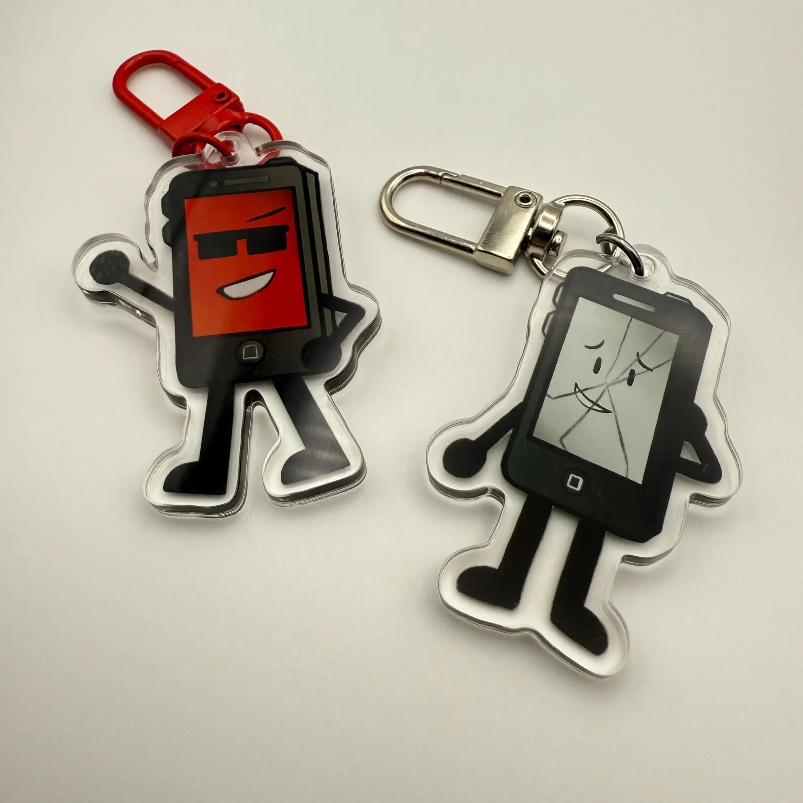 Inanimate Insanity 2in Mephone4S & Mephone3GS Acrylic Keychains Birthday Gift For Fan Bags Accessories