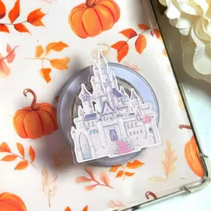 Dreamy Fairytale Castle Phone Grip, Fantasy Princess Theme Park Griptok, Magical Castle Kindle Holder Gift