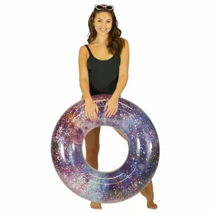 Space Galaxy Pool Tube Pink Glitter Deep PoolCandy