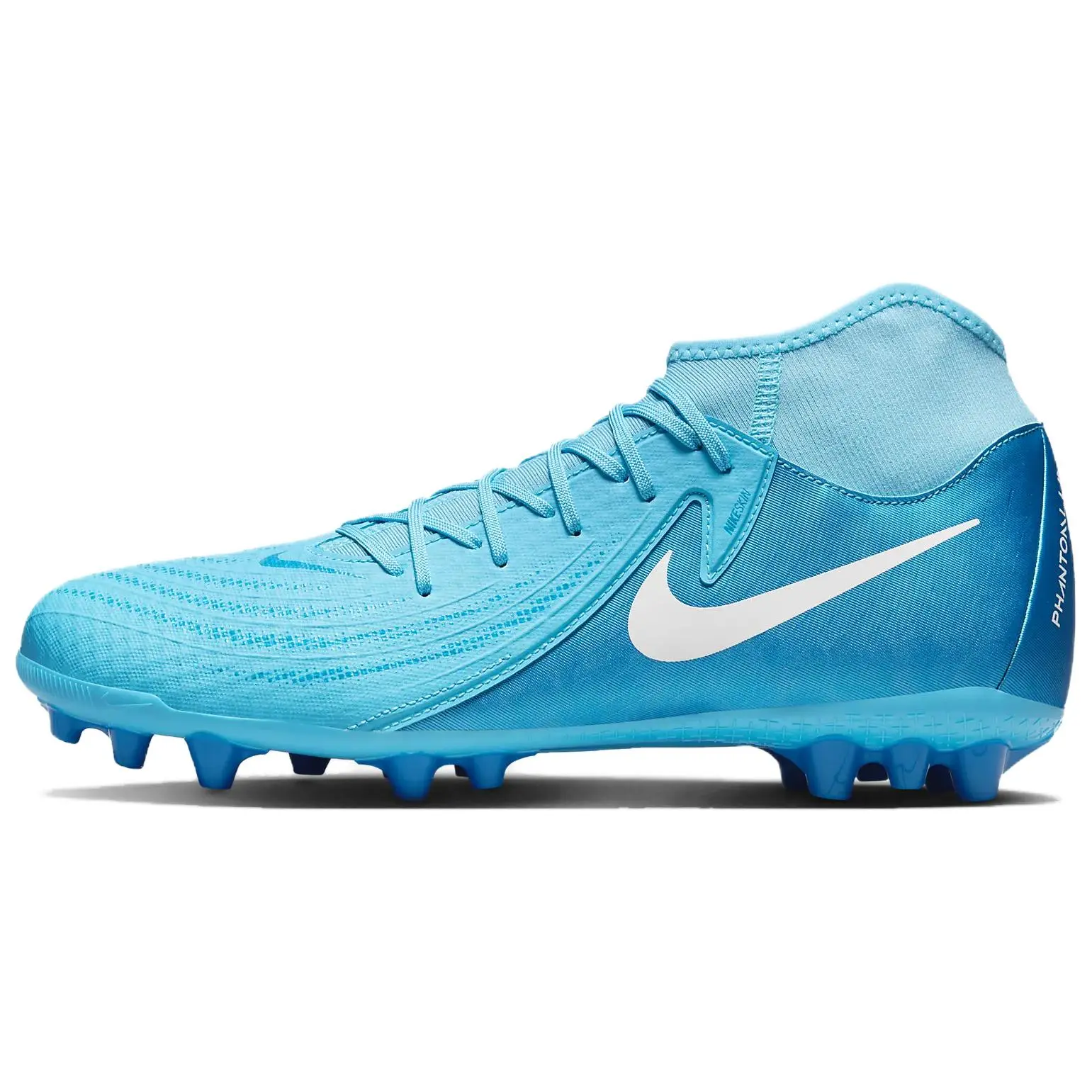 Nike Phantom 2 Comfortable Lightweight Anti-Slip Durable Soccer Cleats for Men and Women in Blue Trending Shoes, House White Official Shoes to Get / Maison Mihara