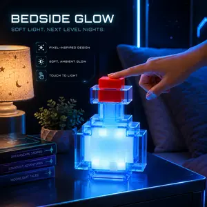 8-Color Changing Potion Bottle Lamp for Bedroom Desk Playroom, LED Interactive Mood Light, TikTok Trending Viral Home Decor, Fun Magical Glow, Perfect Gift for Kids & Friends, Party Room Decoration, Gift Idea for Everyone