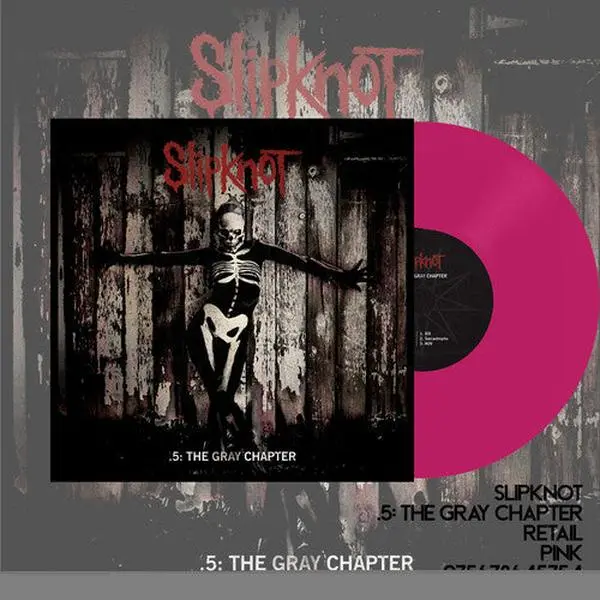 SLIPKNOT - .5: THE GRAY CHAPTER (Double Pink Vinyl) (2LP)