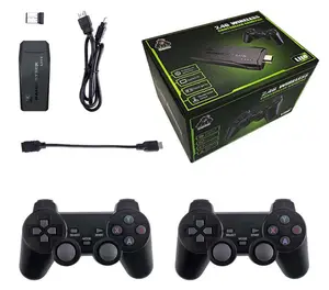 Wireless Retro Gaming Console, 9 Classic Emulators, Plug and Play Video Game Stick Built-in 10000+ Classic Games, 4K HD HDMI Output for TV with Dual 2.4G Wireless Controllers (64G) game console stick classic simulator game stick  retro game console