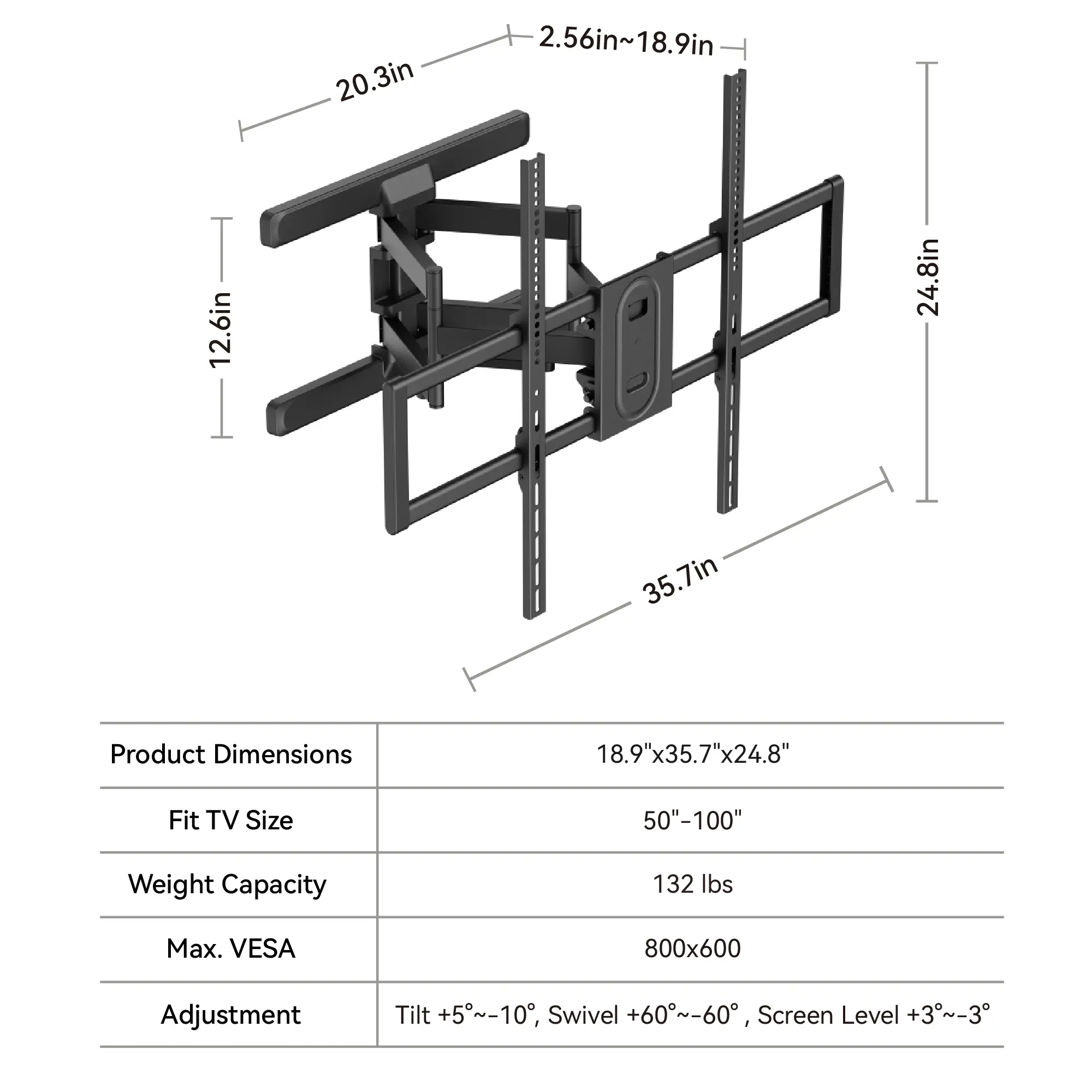 50-100 inch (Slim Profile)