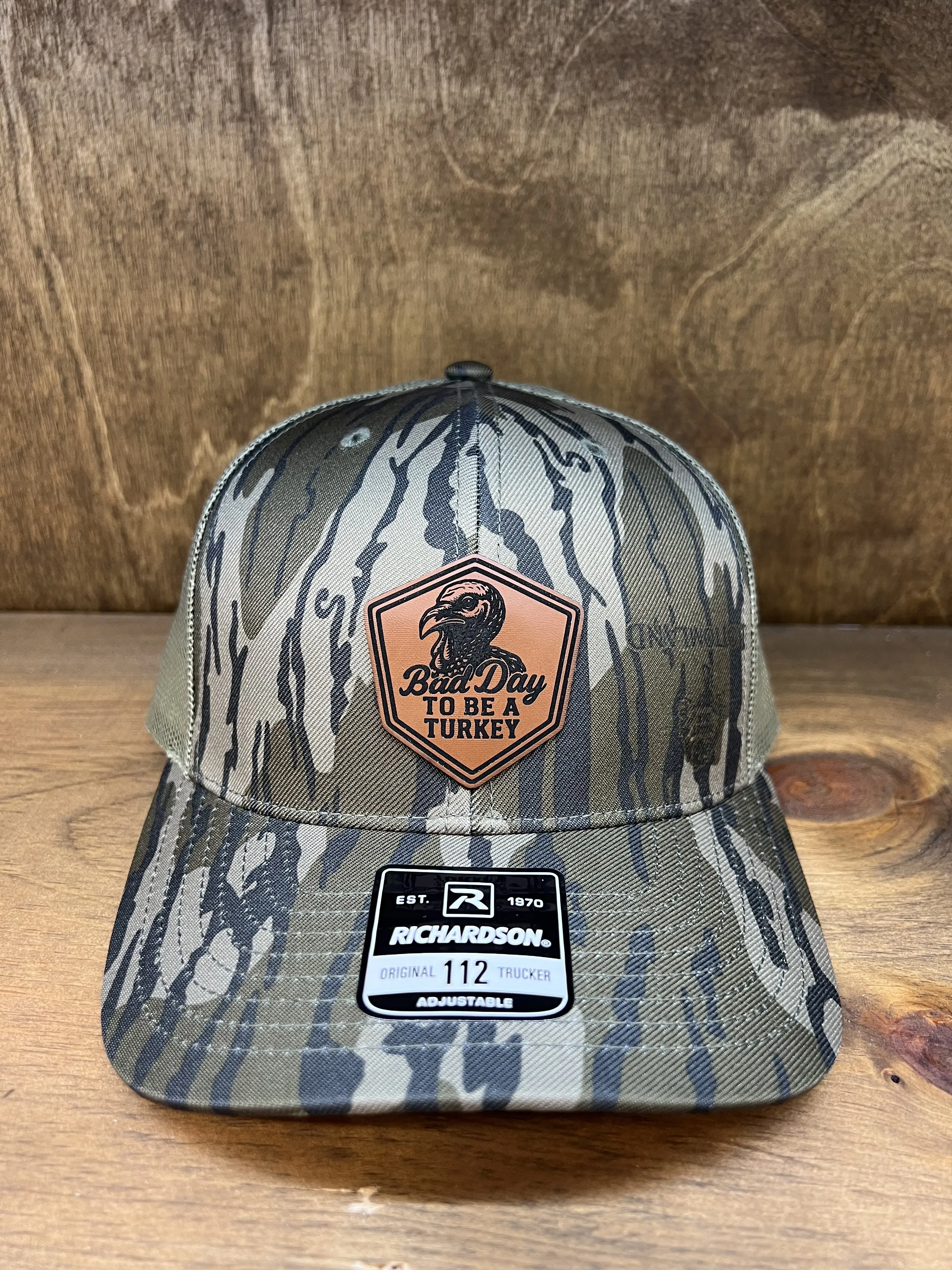 Custom Leather Patch Hat | Richardson & Zapped Style Caps | Personalized Outdoor Hat | Business Logo