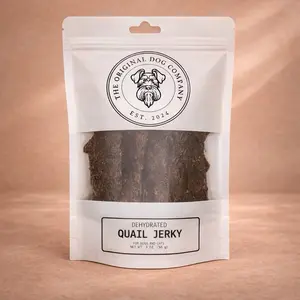 Dehydrated Quail Jerky for Dogs & Cats | Single Ingredient Treat and Training Treat