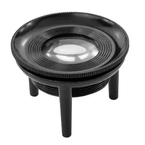 Pacific Arc Tripod Magnifier Loupe with Stand, 10X magnifying glass, Jewelers Loupe for jewelry, coins, slide viewer for old slides, or specimen for Professionals and Hobbyists