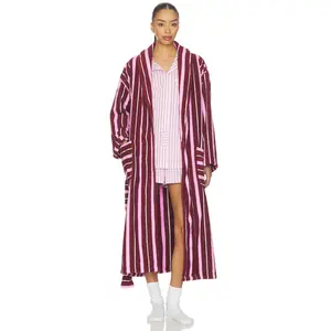 Hommey Terry Robe in Ruby