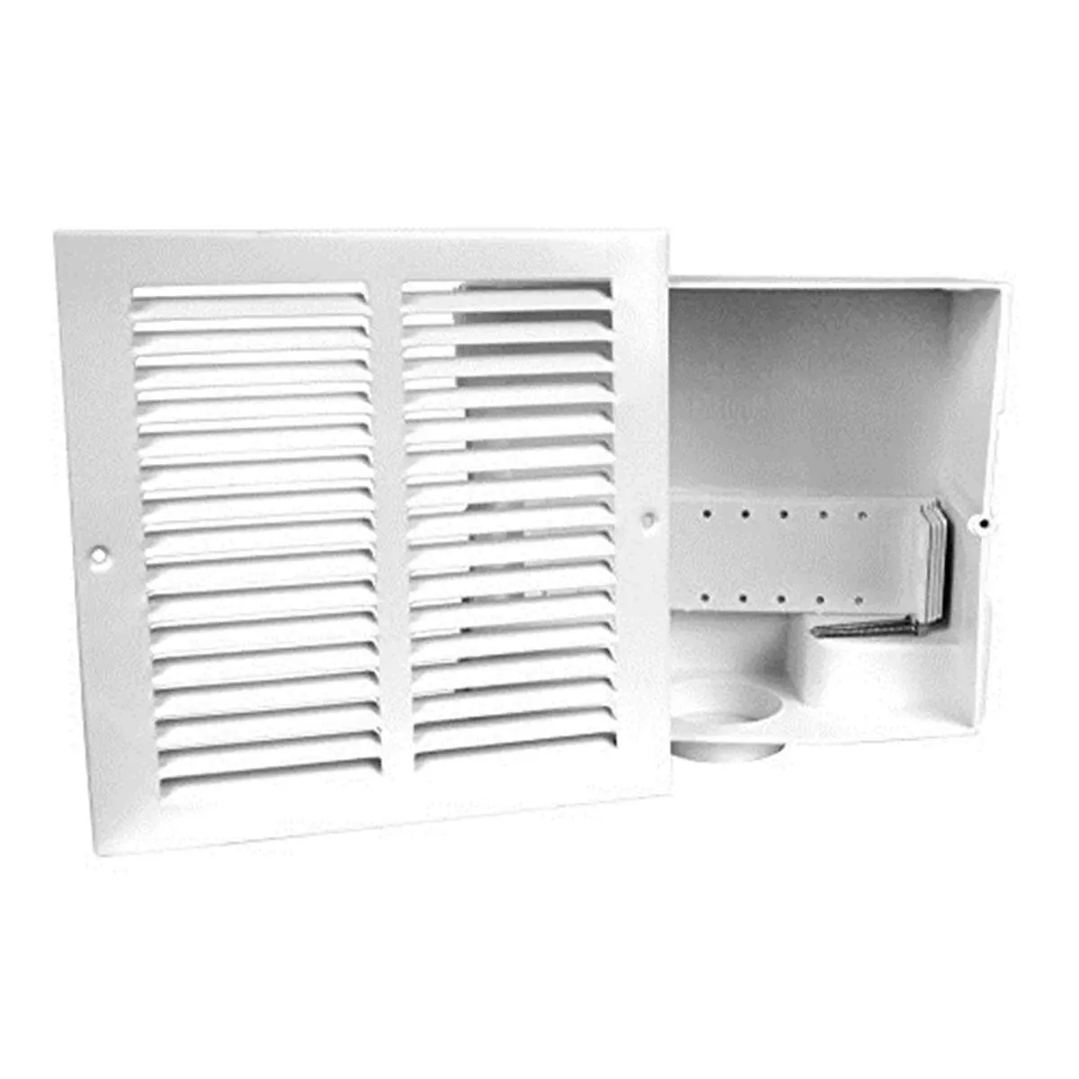Oatey Sure Vent Wall Box with Grill Faceplate, Plastic Indoor Computer & Office Equipment Component, 1.92 lbs, 10.25 in Length, 15 psi Rating