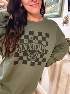 Trendy Anxious Graphic Top