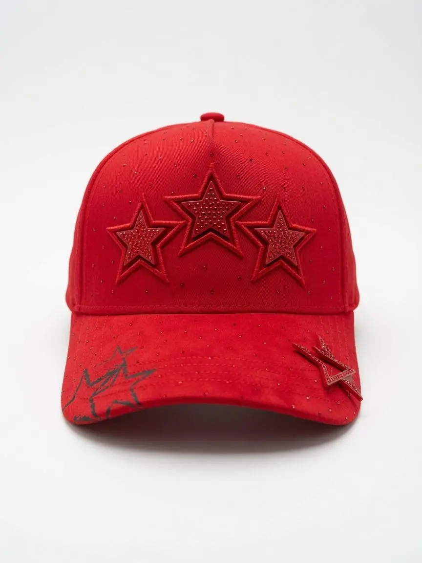 Stars Red Premium Adjustable Cap