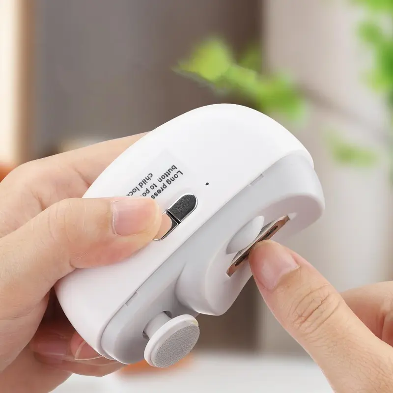 Intelligent Automatic Electric Nail Clipper, Nail Trimmer, Nail Clippers, Nail Cutter, Multi-functional Nail Polisher, Dual Speed Adjustable Nail Polisher