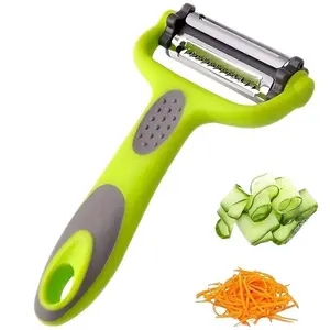 3 in 1 Vegetable Peeler, 1 Count Multifunctional Manual Vegetable Fruit Grater, Household Kitchen Gadgets for Home Dining Room Picnic, Utensils